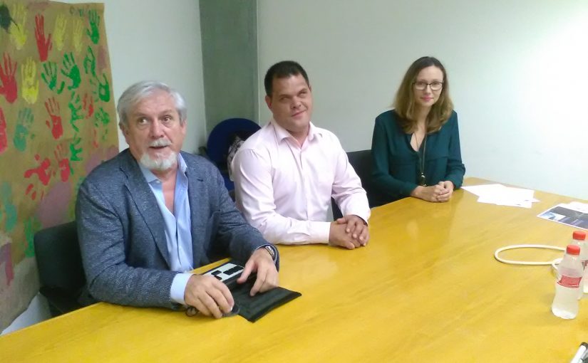 D Germán López D Miguel Déniz y Dª Ewelina Herman