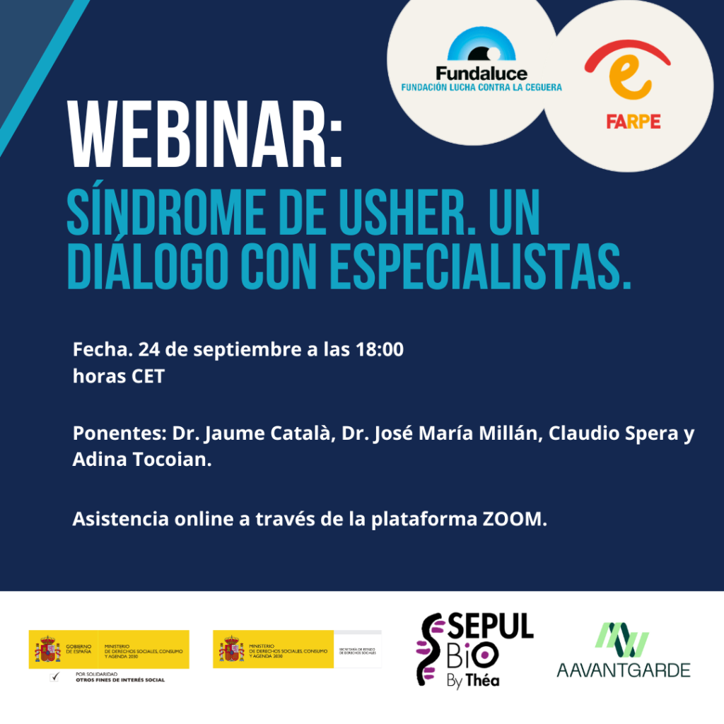 Webinar sobre el Síndrome de Usher: un diálogo con especialistas