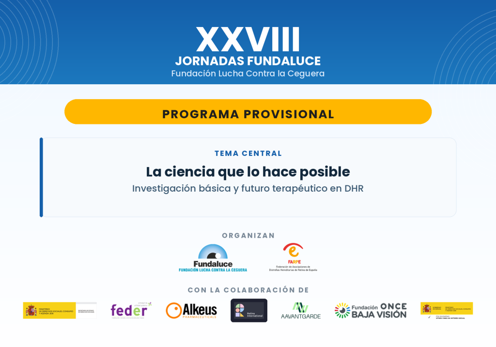 PROGRAMA PROVISIONAL XXVIII JORNADAS DE INVESTIGACIÓN