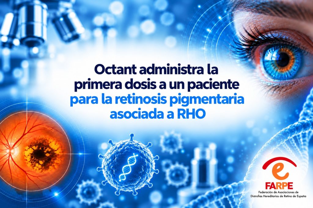 Octant administra la primera dosis a un paciente en un estudio de fase 1b/2 de OCT-980 para la retinosis pigmentaria asociada a RHO
