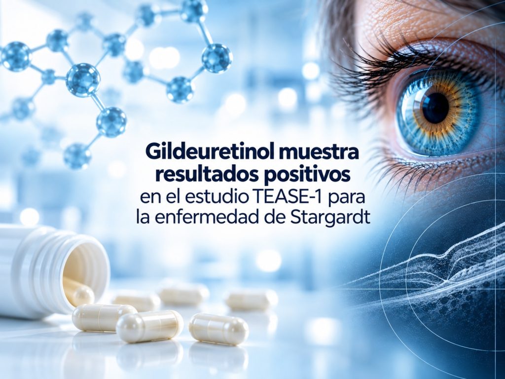 Gildeuretinol muestra resultados positivos en el estudio TEASE-1 para la enfermedad de Stargardt.