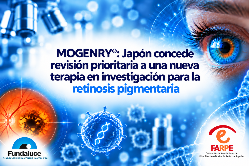 MOGENRY®: Japón concede revisión prioritaria a una nueva terapia en investigación para la retinosis pigmentaria
