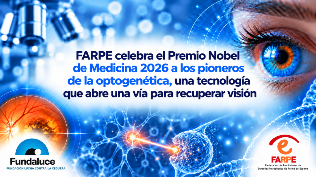 FARPE celebra el Premio Nobel de Medicina 2026 a los pioneros de la optogenética, una tecnología que abre una vía para recuperar visión